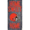 Fan Creations Cleveland Browns Wood Sign - Home Sweet Home 6"x12" 7846004836